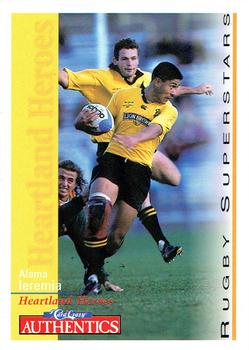 1995 Card Crazy Authentics Rugby Union NPC Superstars #46 Alama Ieremia Front